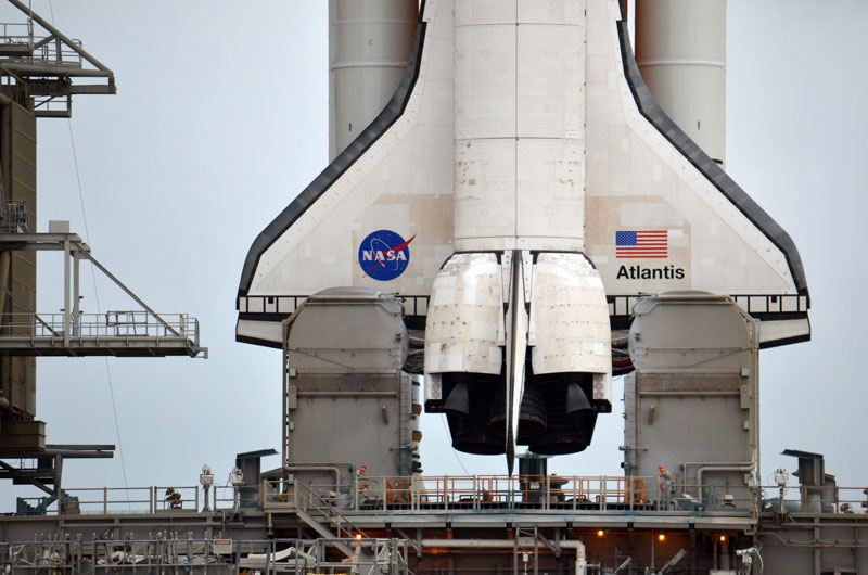 Atlantis revealed for final space shuttle flight