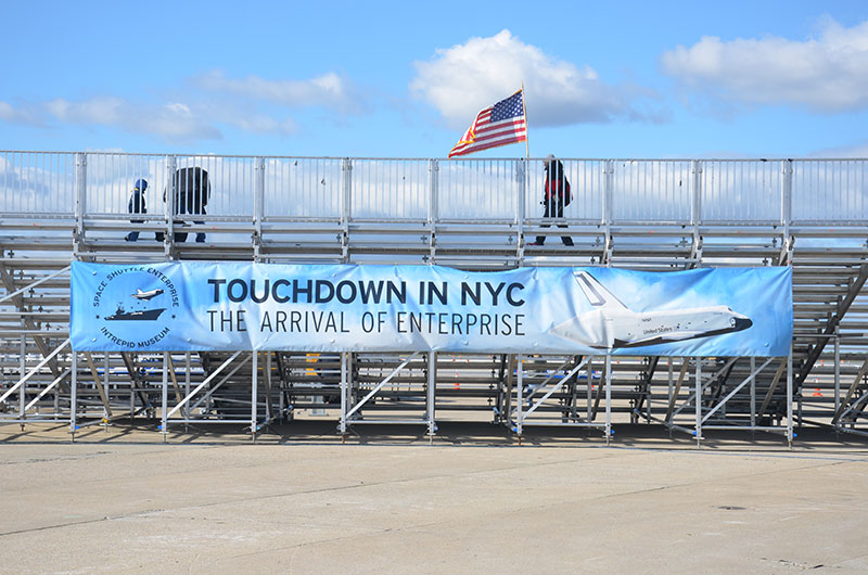 Space shuttle Enterprise lands in New York for museum display