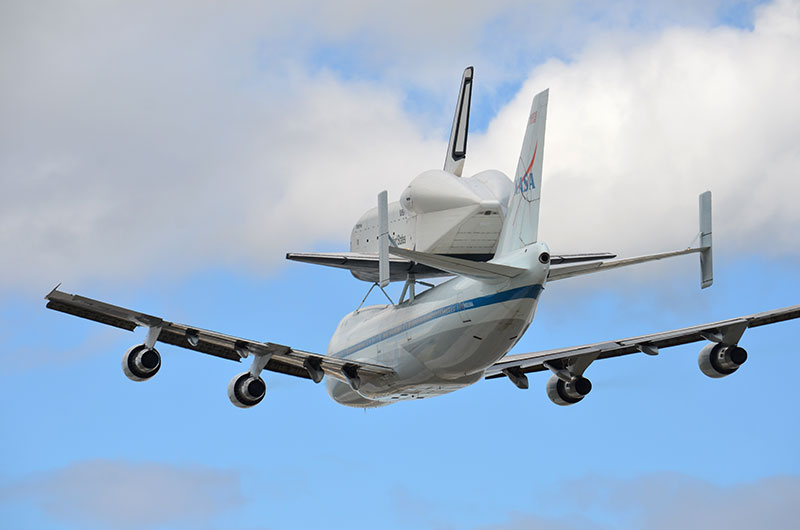 Space shuttle Enterprise lands in New York for museum display