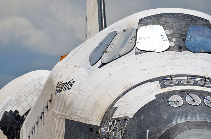 Atlantis departs hangar for final space shuttle flight