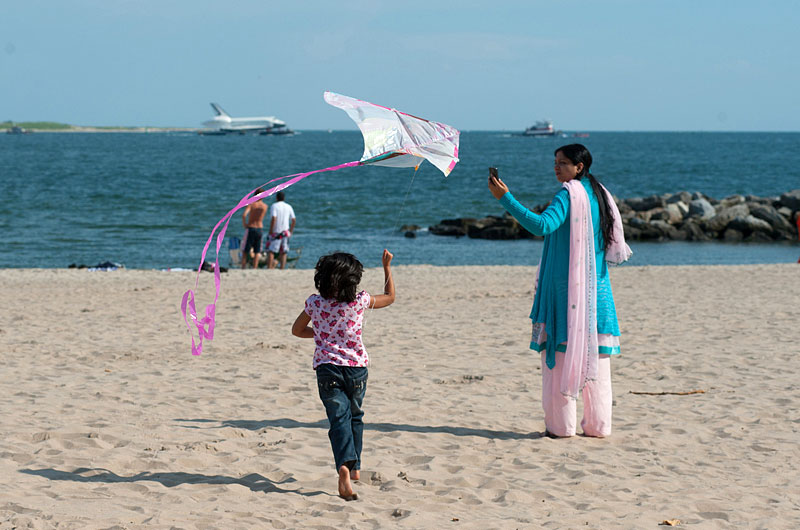 Space shuttle at sea: Enterprise sails for NYC's Intrepid, via New Jersey