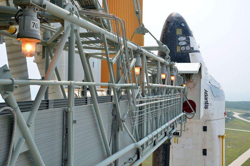 On the pad with NASA's last space shuttle to launch