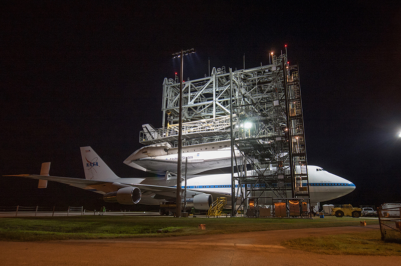 Space shuttle Endeavour set for final ferry flight to Calif., if weather allows