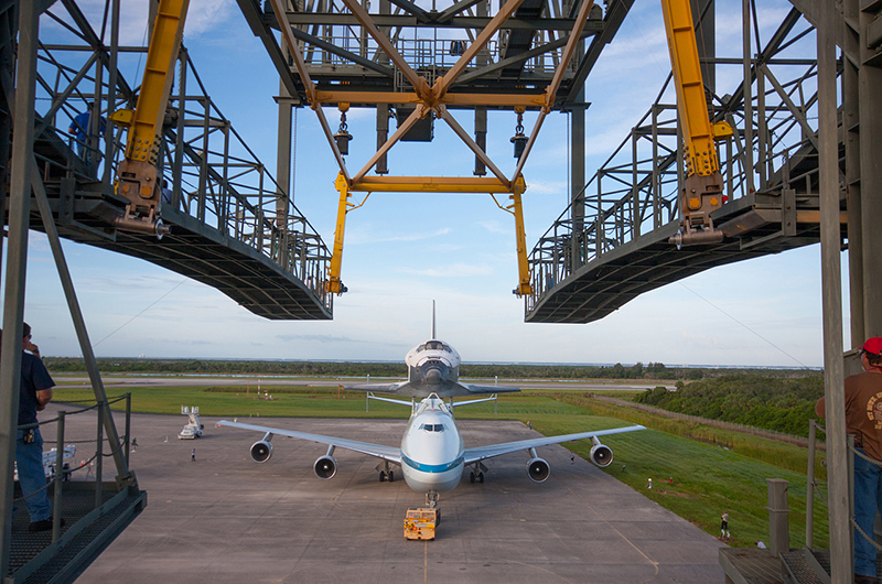 Space shuttle Endeavour set for final ferry flight to Calif., if weather allows