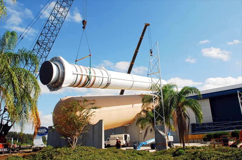 NASA's Fla. visitor center clearing way for Atlantis arrival