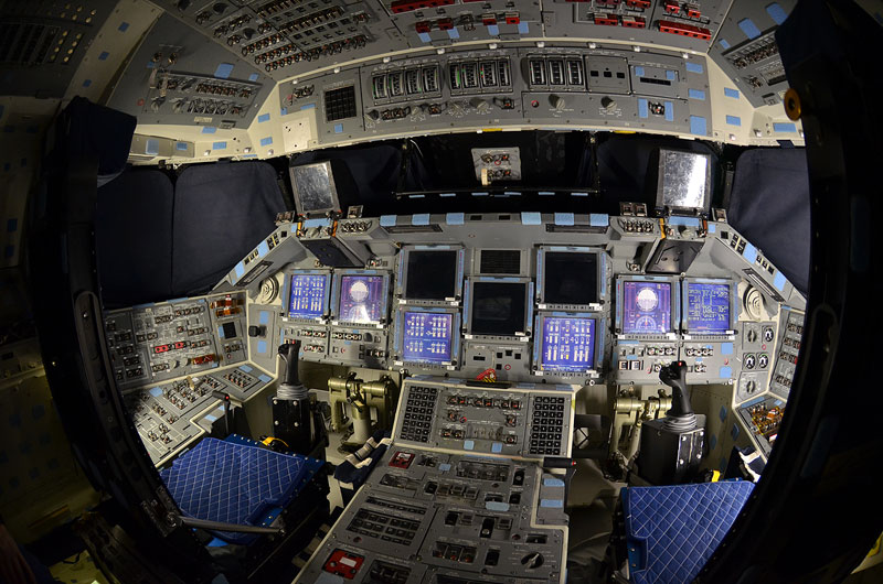 Rare, last look inside space shuttle Atlantis