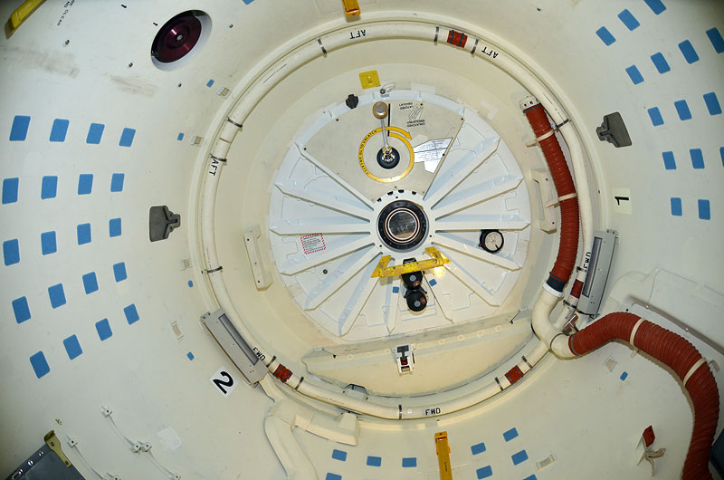 Rare, last look inside space shuttle Atlantis