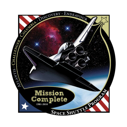 Space Shuttle Commemorative Patch Entry