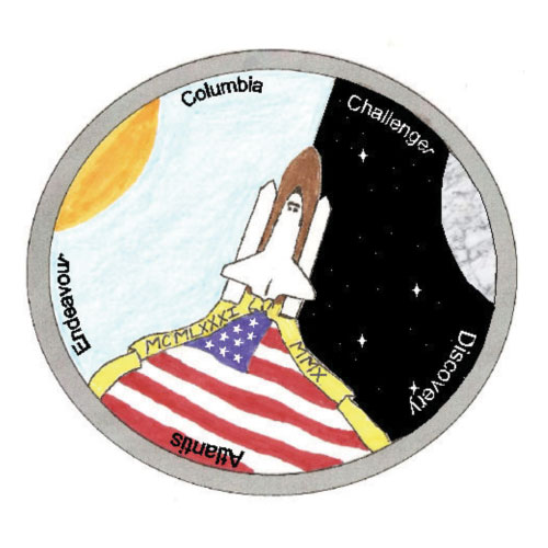 Space Shuttle Commemorative Patch Entry