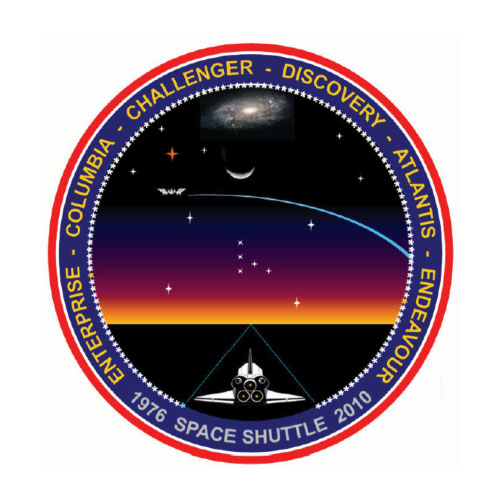 Space Shuttle Commemorative Patch Entry