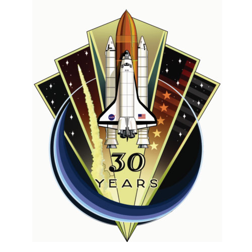 Space Shuttle Commemorative Patch Entry