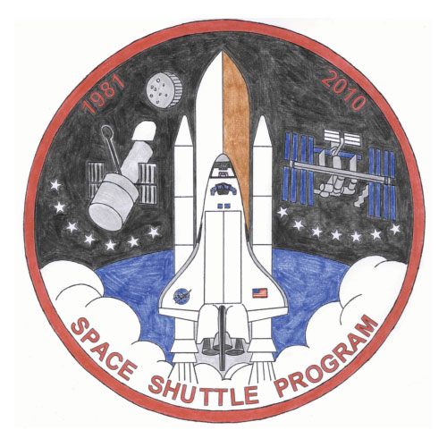 Space Shuttle Commemorative Patch Entry