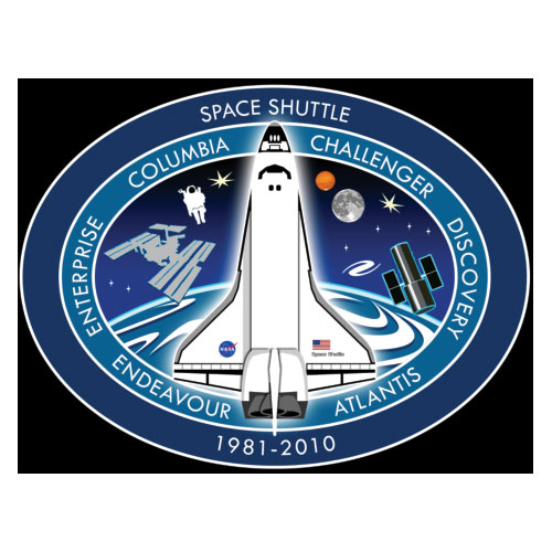 Space Shuttle Commemorative Patch Entry